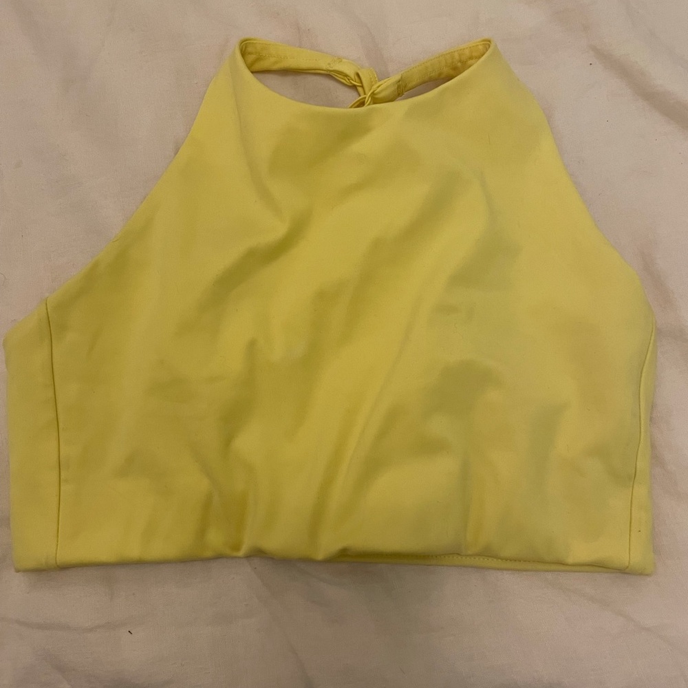 Girlfriend Collective Topanga Bra (lemon)